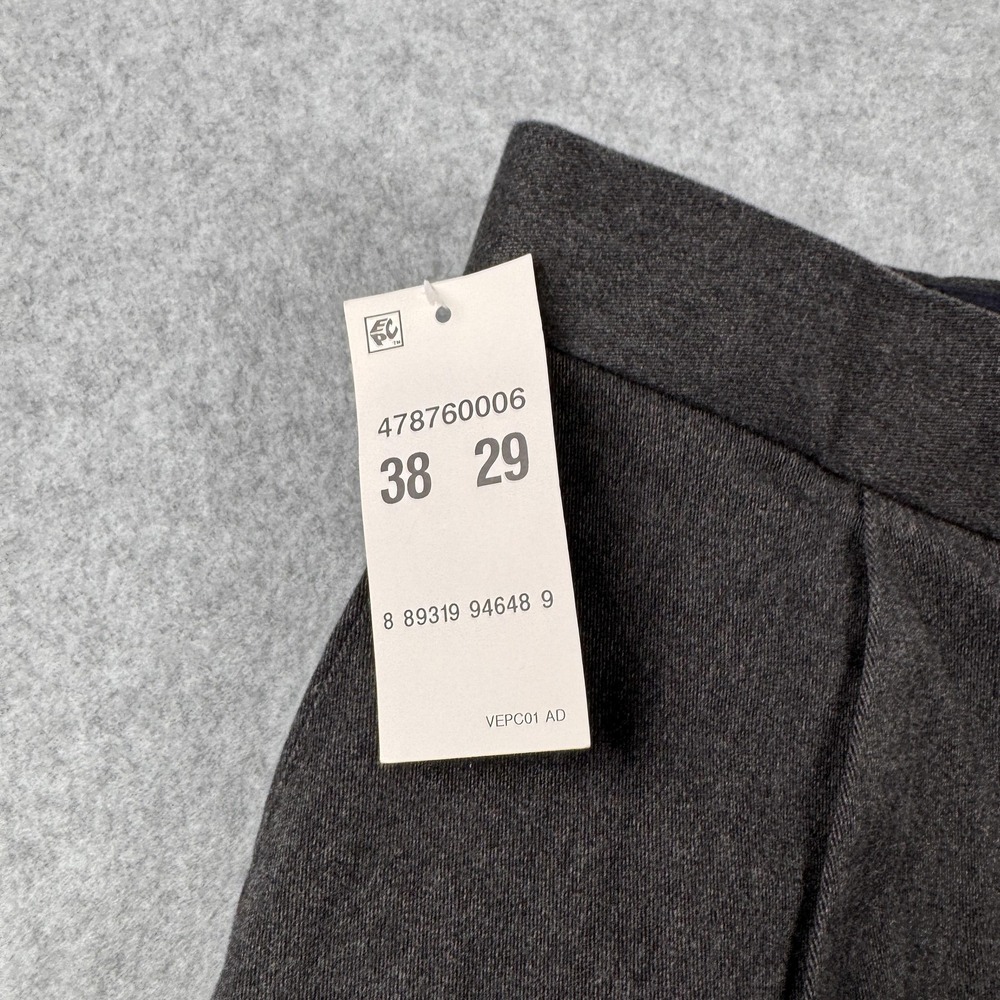 Dockers Comfort Khaki Pants Mens 38x29 Gray Pleated Relaxed Fit Stretch NEW - Picture 7 of 8